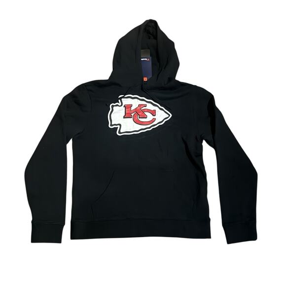 NWT! Fanatics Patrick Mahomes Black Kansas City Chiefs Pullover Hoodie - Size M - Picture 3 of 5